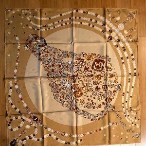 Cartier Panthere jeweled scarf